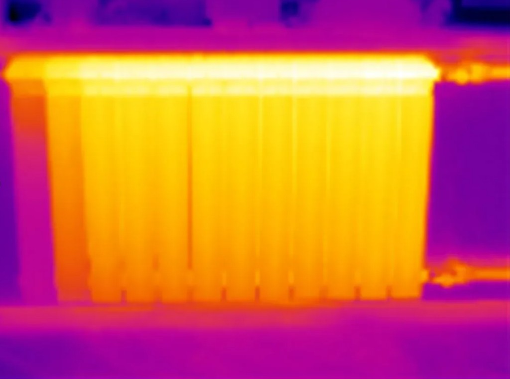 Тепловизор после регенерации — равномерный прогрев